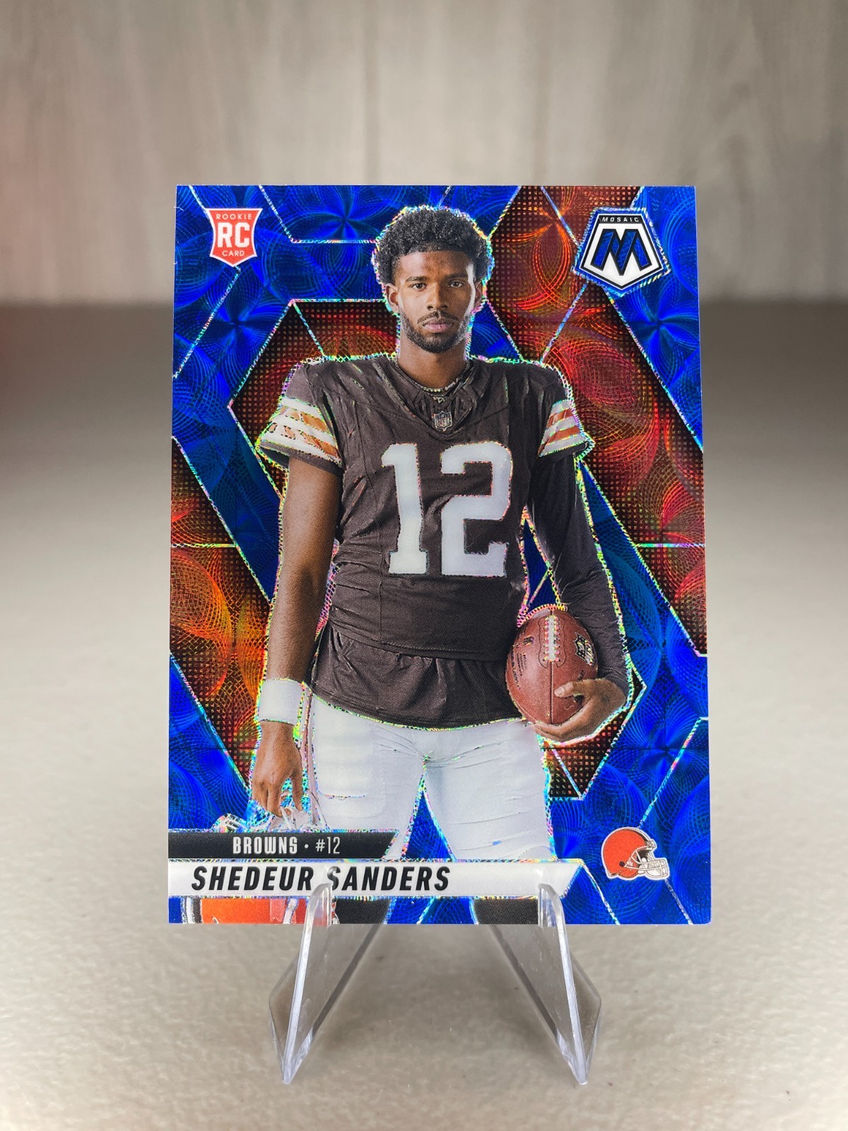 2025 Panini Mosaic Shedeur Sanders Blue Scope Variation #290 (RC)