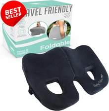 Premium Foldable Piriformis Cushion Sciatic Pain Relief Home Office Travel US