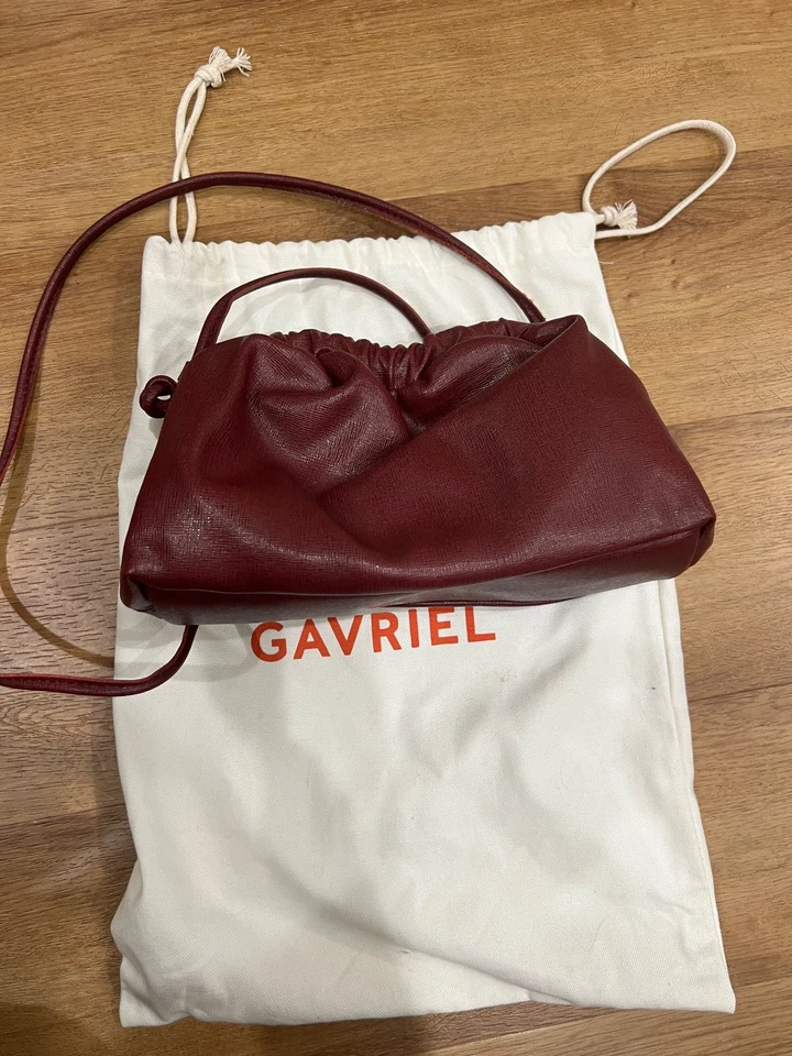 NUEVO SIN ETIQUETAS Mansur Gavriel MINI CLUTCH NUBE Granada Italiana Hecho en Italia Bolsa para el Polvo Foto 4 de 4