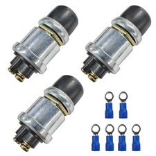 Car Push Start Button Switch, 12V 50A Heavy Duty Car Engine Push to Start Ign...