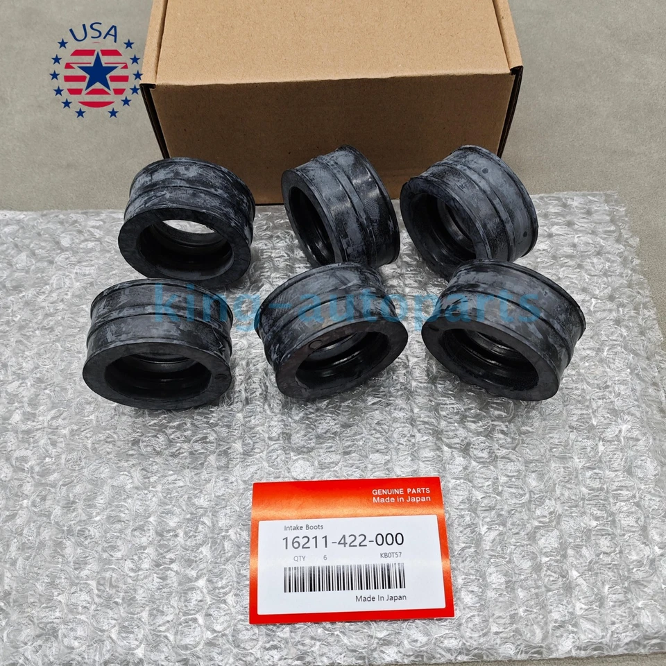 6PC Carburetor Intake Manifold Boots set Fit For Honda CBX1000 1979-1980 Foto 4 de 4