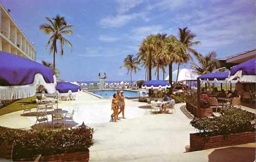 Vintage Postcard, The Pan American Motel / Hotel, Miami Beach, Florida, used