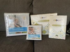 Natural Bamboo Queen Sheet & Mattress Protector Set By CA Design Den & Linenspa