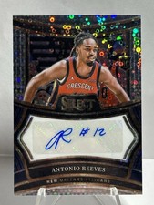 2024-25 Select - Rookie Signatures Antonio Reeves #RS-REE Disco Prizm (AU, RC)