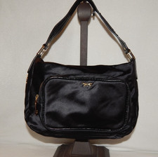 Talbots Handbag Purse Bag Expandable Zip Blac...