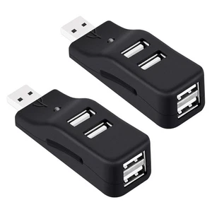 2X 4 Port USB Le centre, USB 2.0 Splitter de centre de données petit portable, pour PC,2334