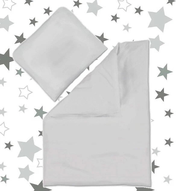 2 pc QUILT PILLOW SET cotton baby filling for PRAM CRIB COT BED duvet quilted