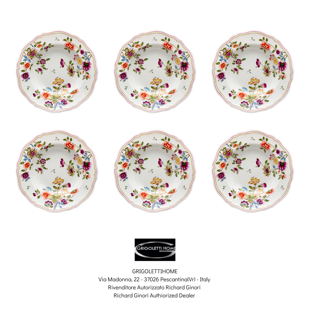 Richard Ginori - Granduca Coreana - Set 6 Platos de sopa Ø CM 24 - Detallista