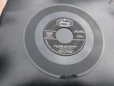 THE PLATTERS -Enchanted/The Sound and the Fury -45 Mercury VG/VG