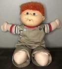 1990 First Edition Cabbage Patch Kids Doll Orange Hair Boy Green Eyes Freckles