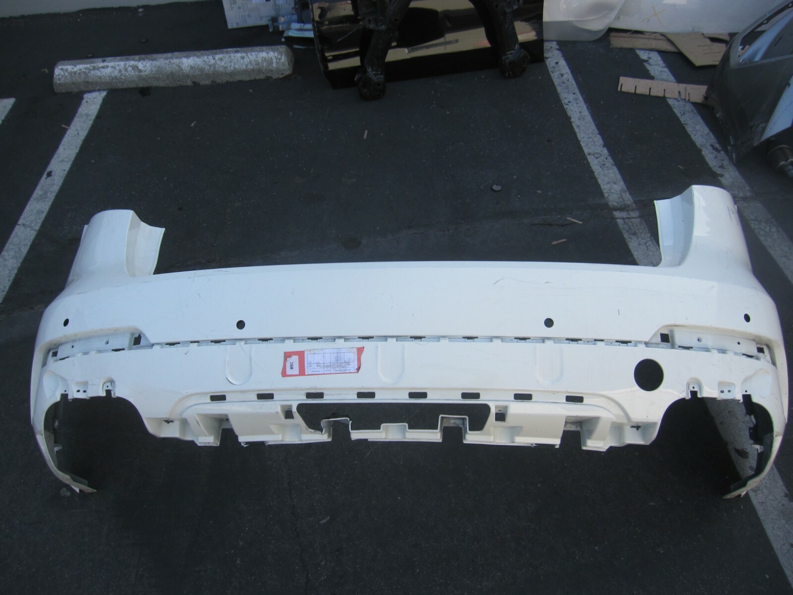 Rear Bumper Cover White OEM 670085549 Maserati Levante 2017+ 