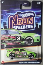 2008 Lancer Evolution Neon Speeders : Hot Wheels Series 2025 : MIX 2 : JCB02