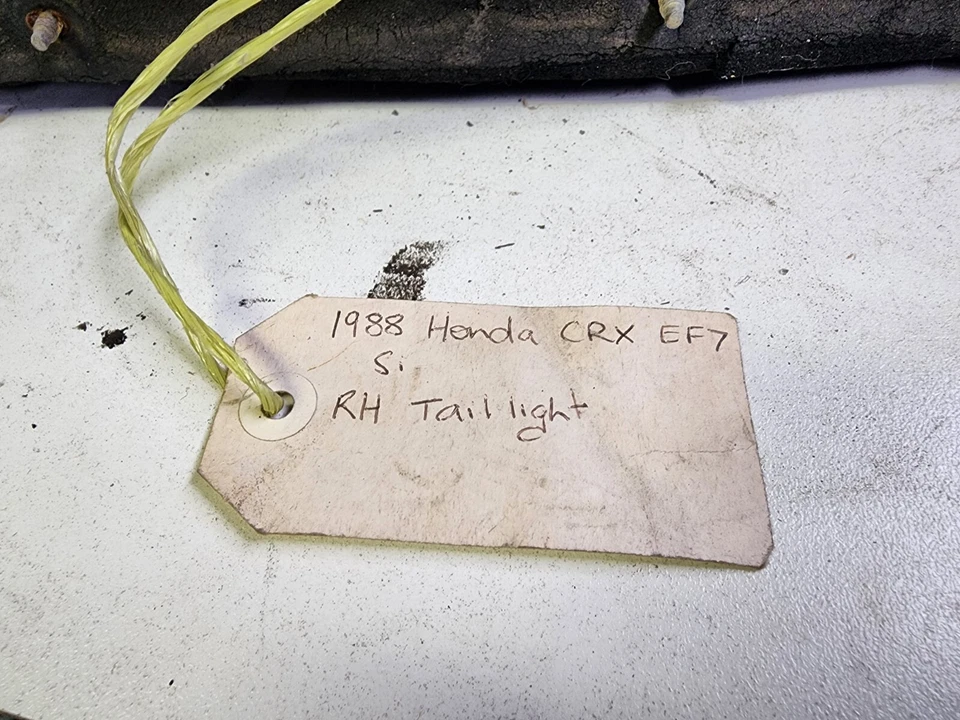 Luz trasera derecha pasajero 90-91 Crx OEM Stanley Foto 4 de 4