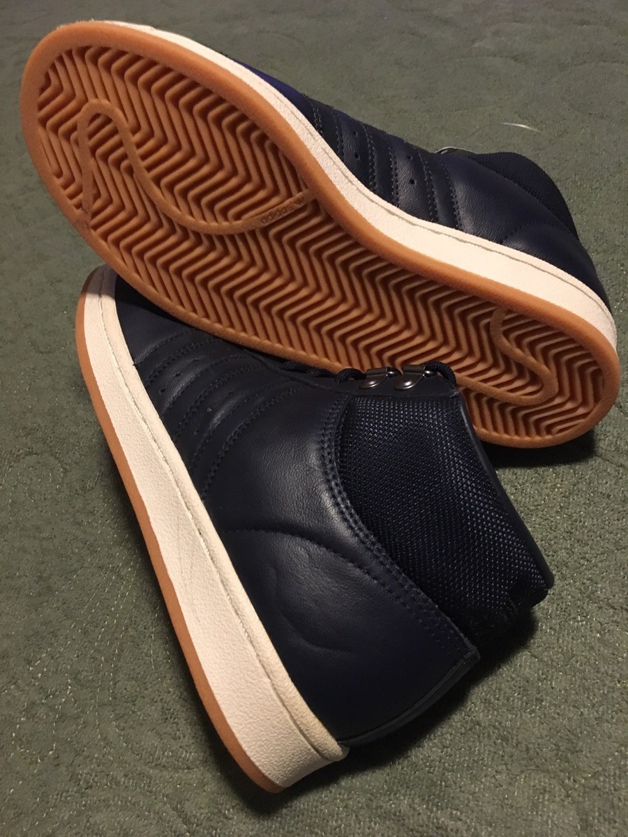 NEW ADIDAS PRO MODEL SUPERSTAR HI BASKETBALL SHOES BLUE/WHITE BB9064 SIZE  4.5 | eBay