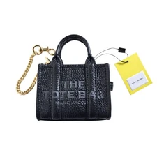 New Authentic Marc Jacobs Nano Tote Bag Charm Coin Pouch Purse Wallet