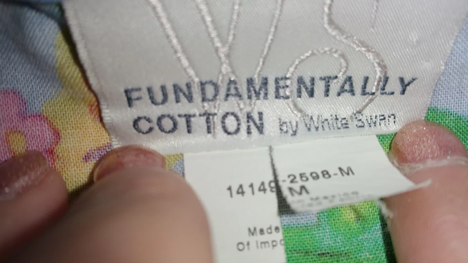 Camisa Médica Blusa Top Blusa White Swan para Mujer Talla M Mediana Frog Lilly Pads Foto 2 de 4