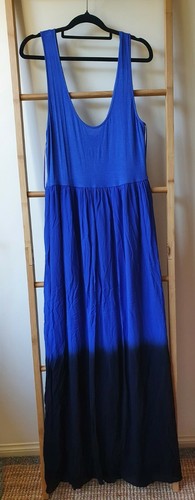 Portmans Blue \u0026 black Lined Long Maxi 