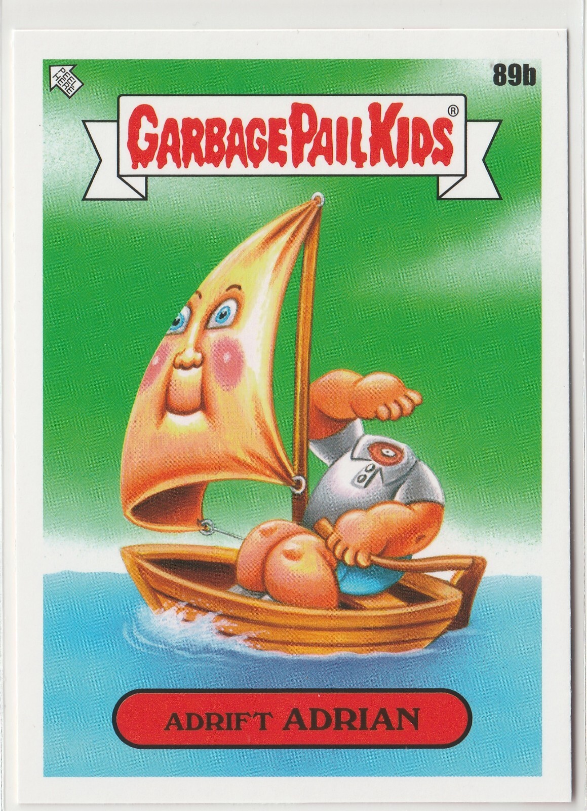Adrift Adrian Garbage Pail Kids GPK 2021 Vacation Series Card #89b