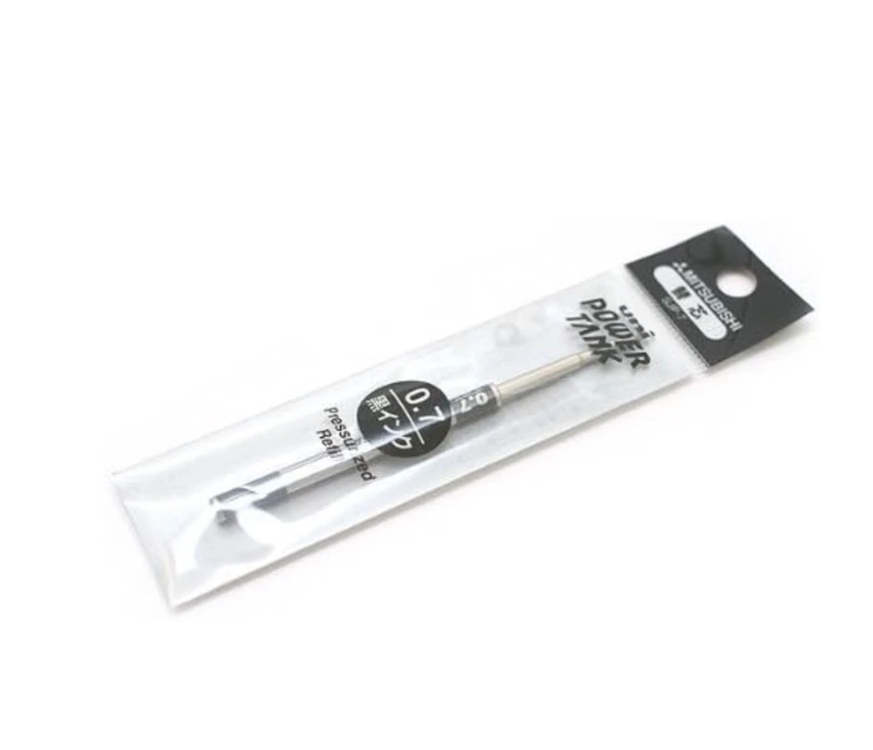 X10 Mitsubishi Pencil SJP-7 ricambio nucleo penna a sfera nero set 10 pezzi