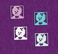 SNOWMAN SQUARE 1 winter die cuts scrapbook cards