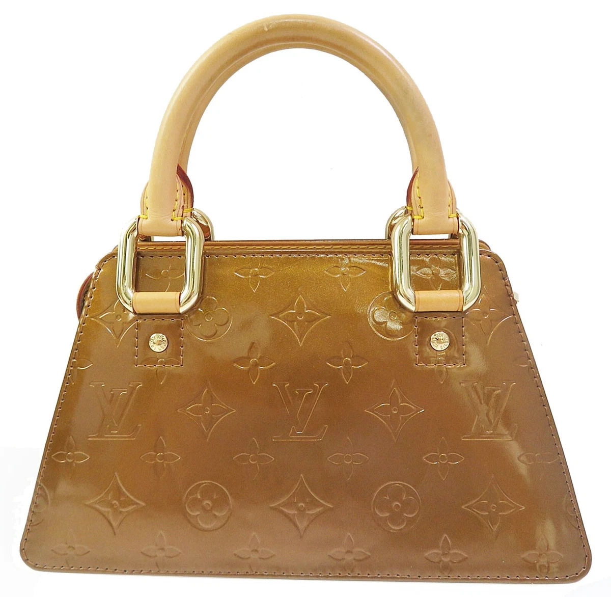 Louis Vuitton Louis Vuitton Forsyth GM Bronze Vernis Leather Handbag