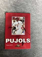 Albert Pujols 2003 Upper Deck MVP Talk of the Town #TT13 Cardinals