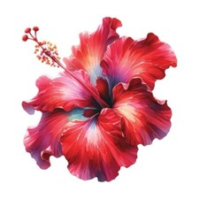 9X9 cm Blume Wandtattoo Aquarell Blumen Wandbild