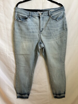 Judy Blue Women s Colby Skinny Fit Released Hem Jeans Style #JB88199 Size 18W