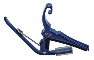 Kyser Quick Change Capo Kapodaster KG6U Westerngitarre, blau