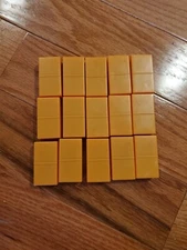 2010 Pressman Hold On Scooby-Doo Brick Removal BOARD Game Scooby PARTS 15 BRICKS