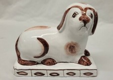 Vintage Staffordshire Dog -Made in Portugal /...