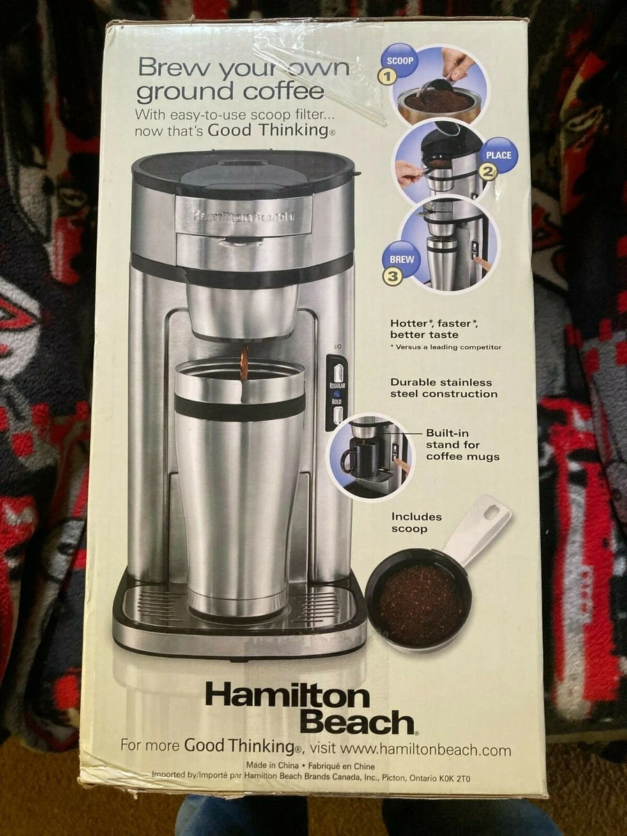 Brand New Hamilton Beach The Scoop Single Serve Coffee Maker 40094499816