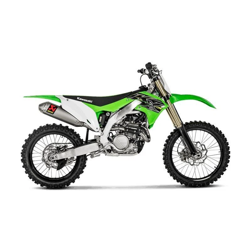 Escape Akrapovic titanio completo Evolution 1-1 cónico Kawasaki KX 450 F 2019-20 Foto 2 de 4