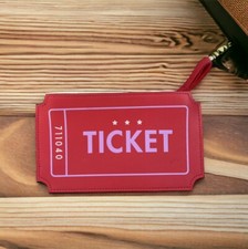 Glam Bag Cosmetic Bag Ticket Makeup Wristlet