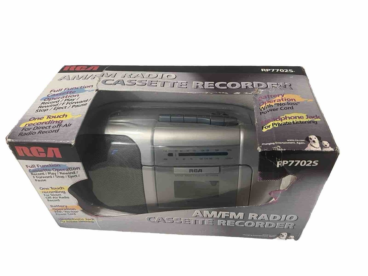 RCA Am/Fm Stereo Radio Cassette Recorder RP7712S NOS 44319101287| eBay