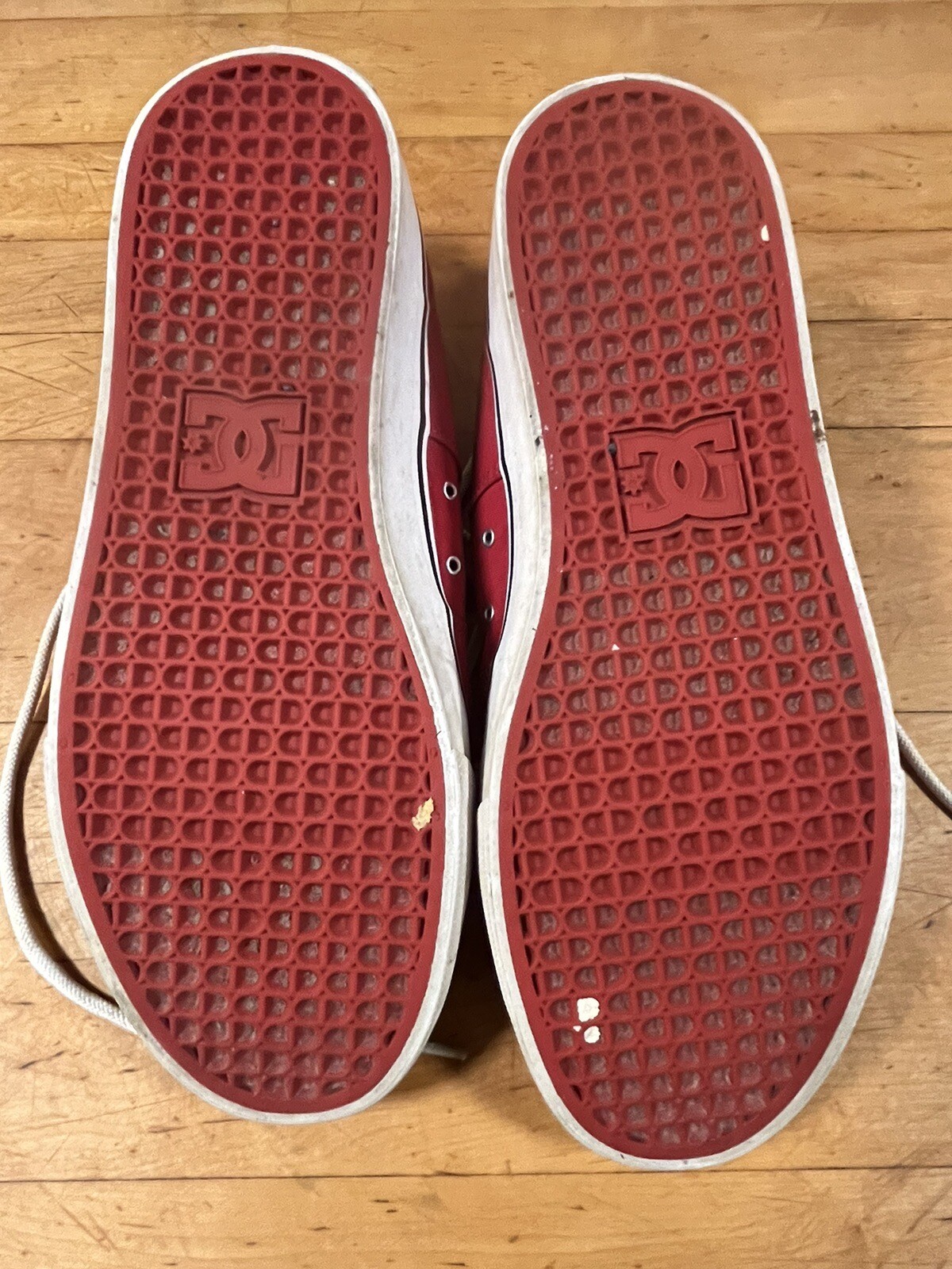 DC Shoes Lynx Vulc Tx Skateboard Shoes Mens size 12 red no box used