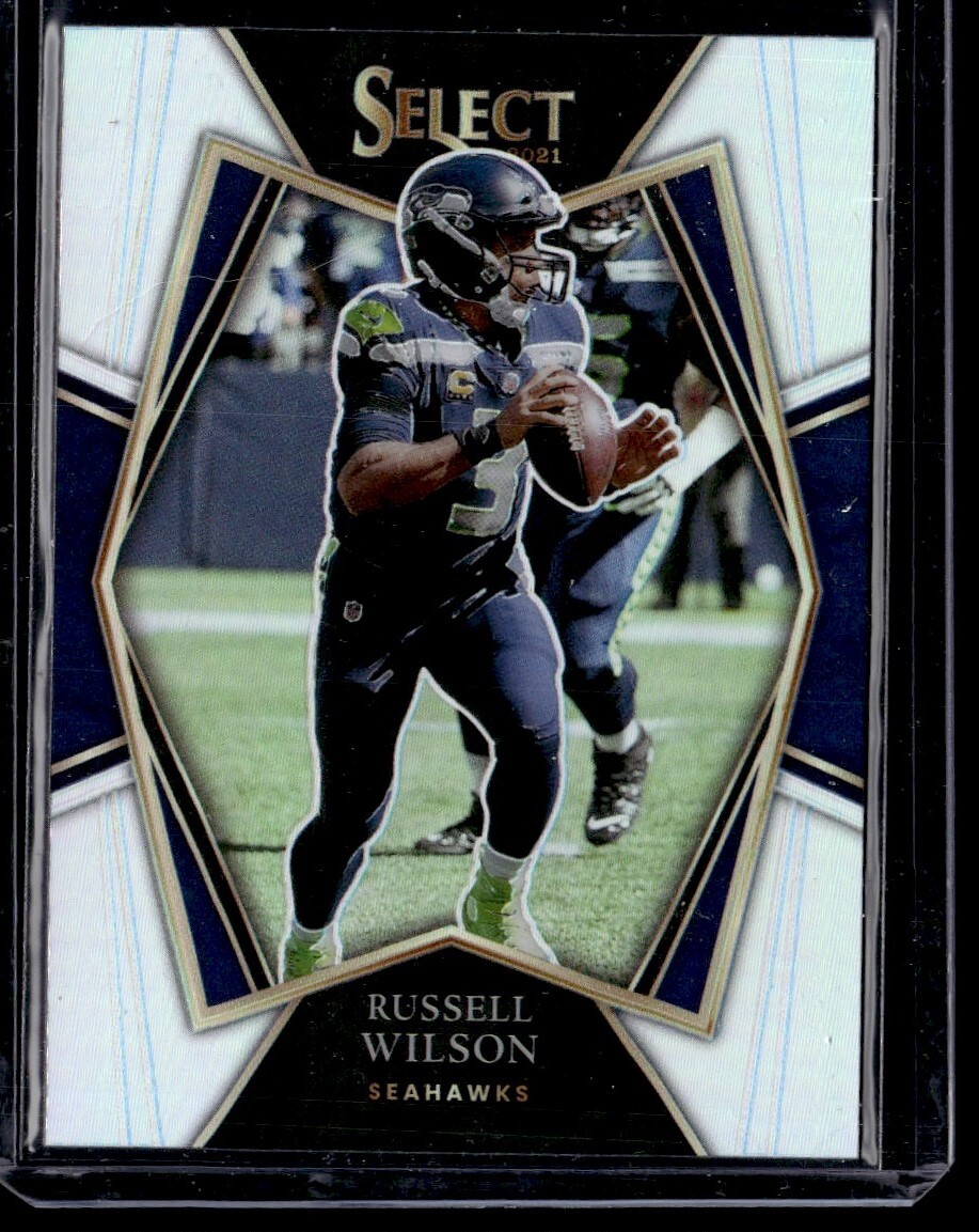2021 Panini Select PREMIER LEVEL SILVER PRIZM Russell Wilson
