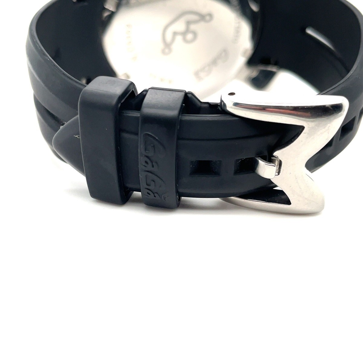 GaGa Milano Manuale 48mm watch with black rubber band | eBay GaGa Milano Manuale 48mm watch with black rubber band | eBay