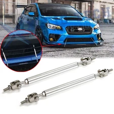 10"-13" Bumper Lip Splitter Diffuser Strut Rod Tie Bars For Subaru Impreza BRZ