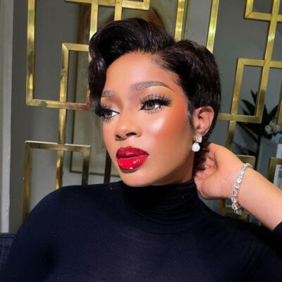 L Part Lace Front Short Straight Black Wigs Real Human Hair Wigs Pixie Cut Wigs