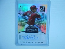 PETER O'BRIEN 2016 Donruss 'Signature Series' Autograph Rookie Card# SGS-PB. rookie card picture