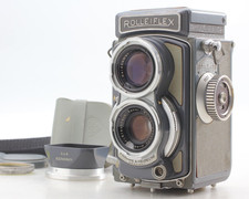 *Near Mint* Rolleiflex Baby Gray 4x4 TLR Film Camera 60mm F3.5 Lens From JAPAN