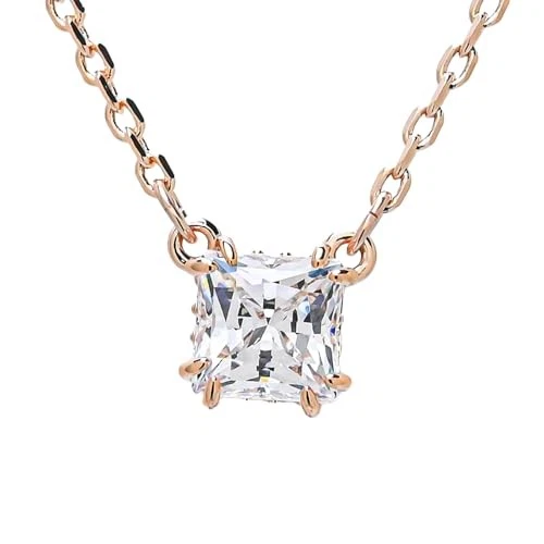 Collier pendentif Swarovski Stilla en or rose transparent pour femme 5701904 ... - Photo 1/3