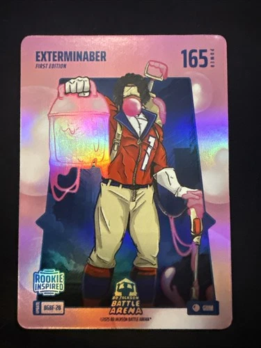 Bo Jackson Battle Arena Update GUM BATTLE FOIL Exterminaber BGBF-28 Malik Nabers