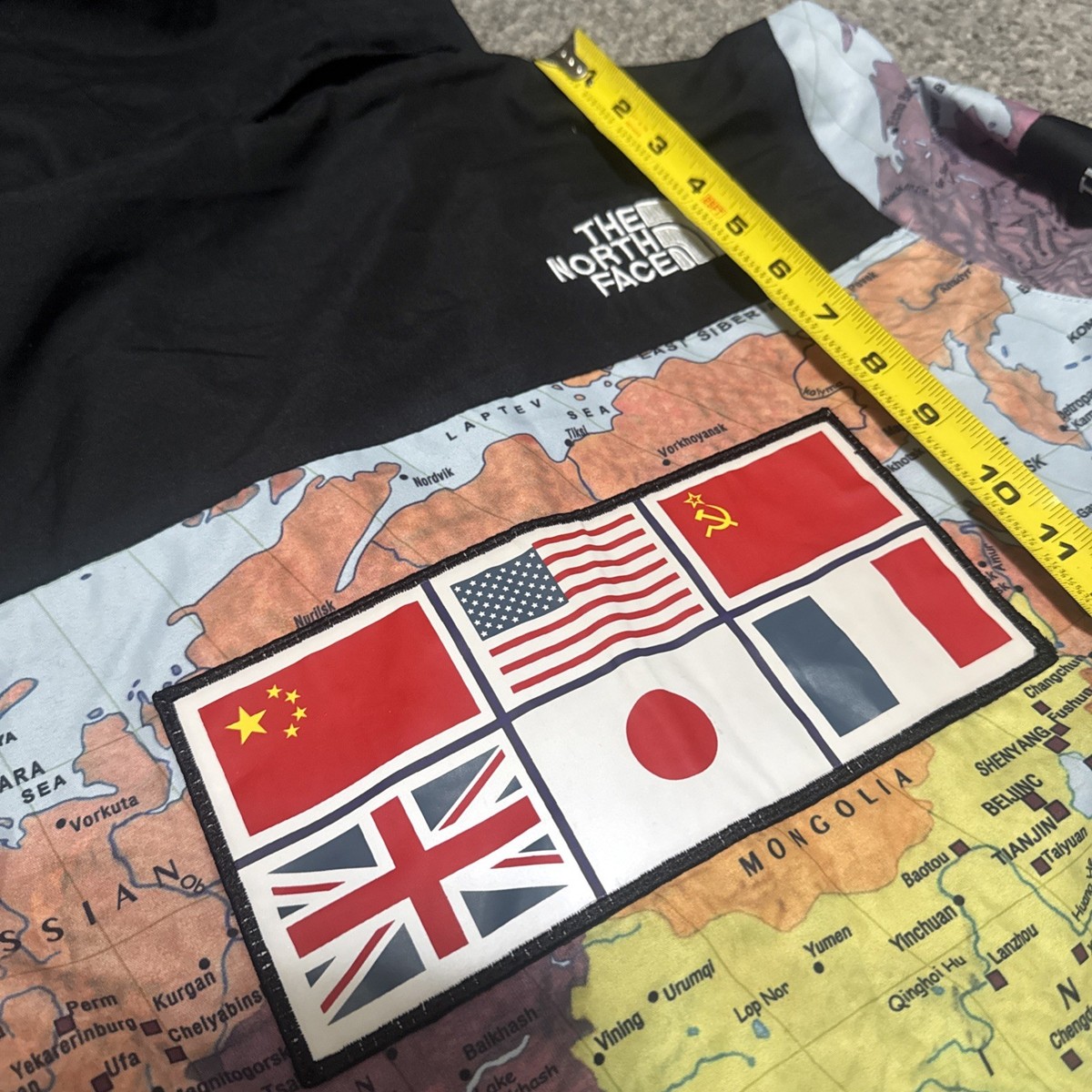 REP Supreme x The North Face Atlas World Map Expedition Coaches