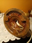 Vintage Aladdin Cast Iron Art Deco Industrial  Lamp great patina Works "10" — photo 4