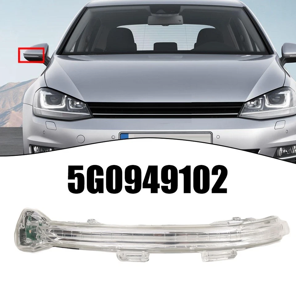 OEM Compatible LED Indicator for For Golf MK7 Right Side Rear View Mirrors - Image 3 of 4