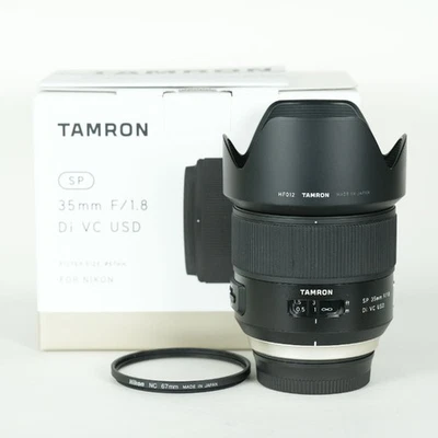 Objectif Tamron SP 35mm f1.8 Di VC USD F012 Nikon F Mount avec boîte - Photo 1/4