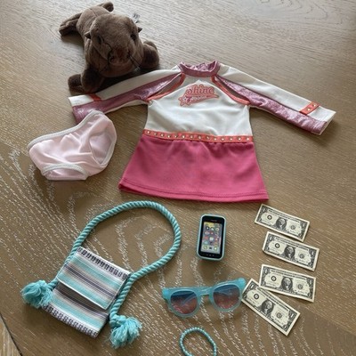 LOT Joss Kendrick American Girl Doll Cheer Dress Sea Lion Pup Meet Accessories