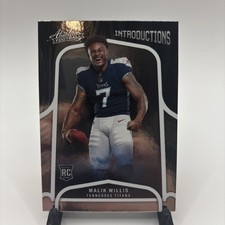 2022 Panini Absolute Malik Willis! Introductions Rookie Tennessee Titans #INT-2